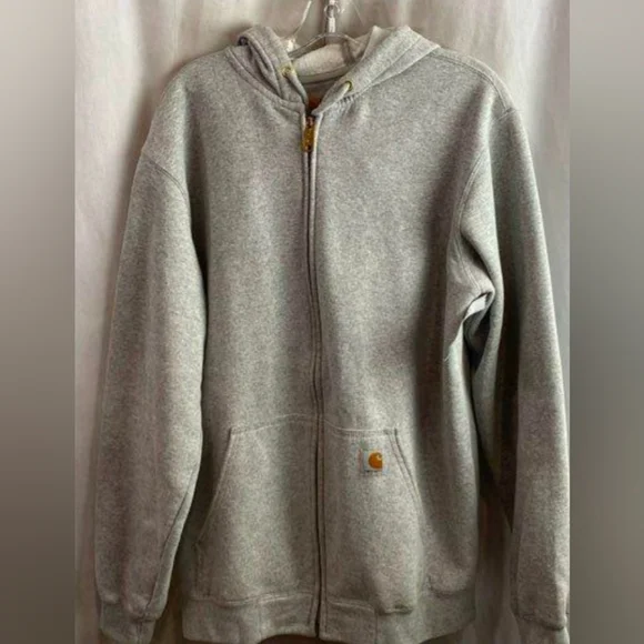 Carhartt Loose Fit Midweight Hooded Zip-Front Sweatshirt Size M MSRP $59.99 - Picture 3 of 7